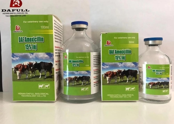 White or white oil suspension antibiotic injection amoxicillin 5% 10% 20% for poultry fever abdominal gas and other dise