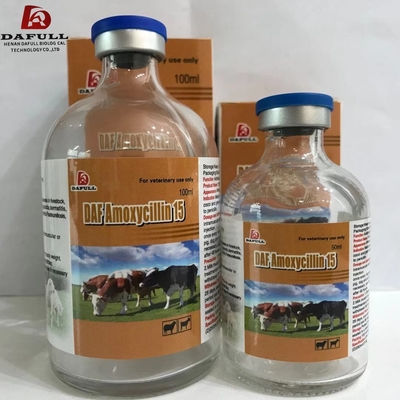 Liquid Injection Amoxycillin Medicine Active Ingredient Livestock Diseases  Applied