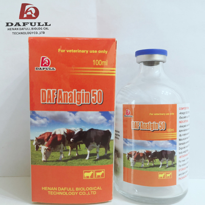 Analgin 50% Veterinary Injectable Drugs , Analgin Liquid For Reducing Inflammation