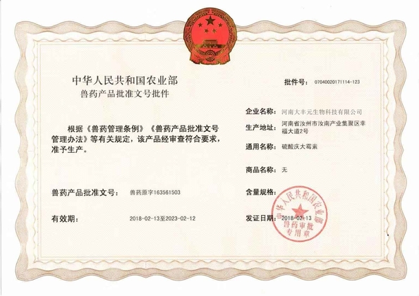 China ZHENGZHOU MCT INTERNATIONAL CO.,LTD Certification